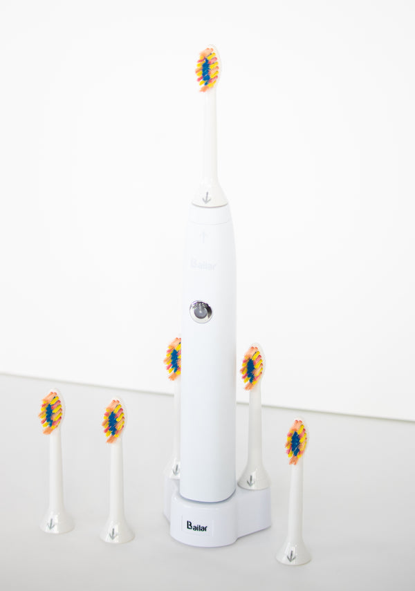 Flosser Electric Toothbrush With 6 Heads