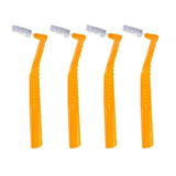Ortho Floss| Flossers for Braces| Floss Dental Picks Fits Between Brace Wire and Teeth| Quick and Easy Braces Floss|50 Count Bag |Pack of 4 Bonus 4 Interdental Brush